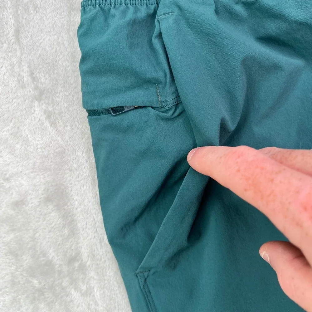 Lululemon T.H.E Shorts Mens XL Mach Green Solid Athletic Gym Linerless 9